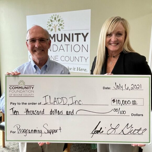 Community Foundation of Boone County Awards ILADD, Inc. $10,000 Grant