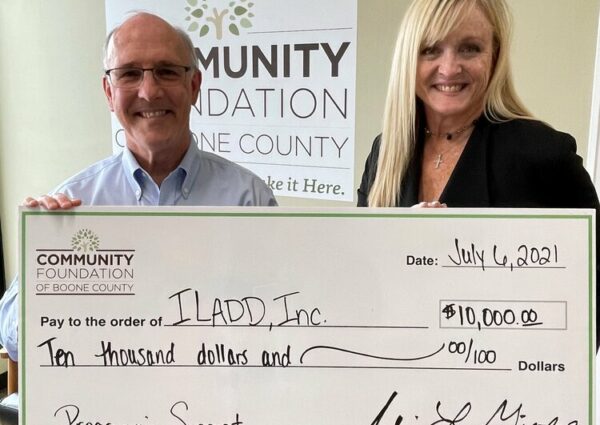 Community Foundation of Boone County Awards ILADD, Inc. $10,000 Grant