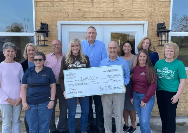 ILADD Awarded a $30,000 Matching Grant by the Community Foundation of Boone County