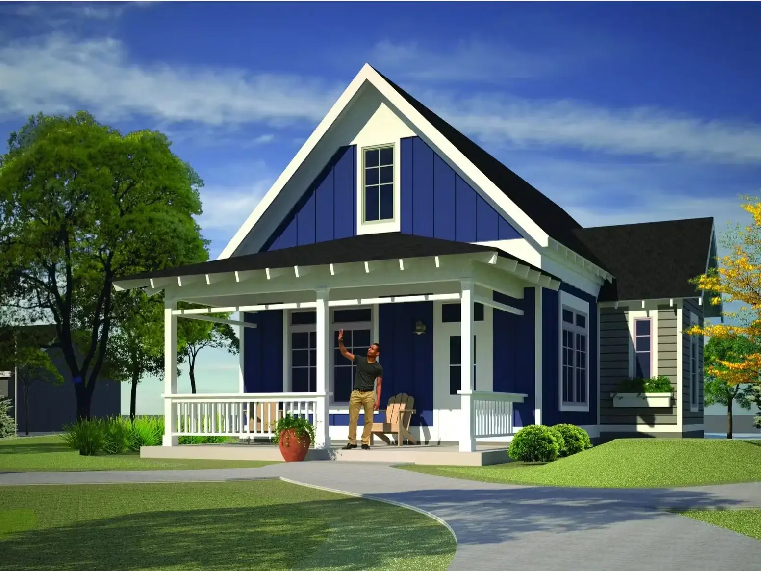 ILADD residential home exterior with welcoming design.